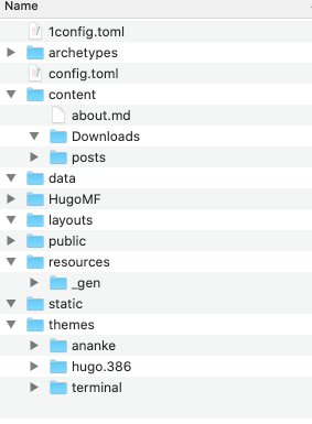 Hugo Folder